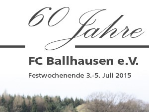 60 Jahre FC Ballhausen e.V.